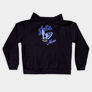 Jets Hockey Mom Kids Hoodie